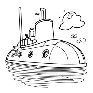 Submarine Coloring Pages