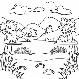 Inspiring Hopeful Landscape Coloring Page 14931-11759