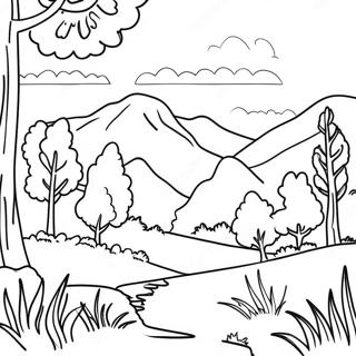 Inspiring Hopeful Landscape Coloring Page 14931-11760