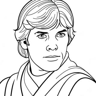 Luke Skywalker Classic Coloring Page 14940-11761