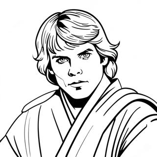 Luke Skywalker Classic Coloring Page 14940-11763