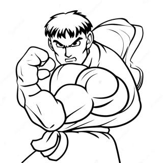 Street Fighter Coloring Page 14960-11777