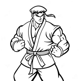 Street Fighter Coloring Page 14960-11779