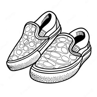 Vans Shoes Coloring Pages