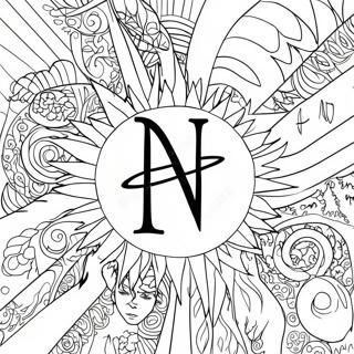 Death Note Logo Coloring Page 15040-11846