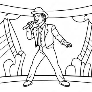 Rod Wave Performing On Stage Coloring Page 15051-11849