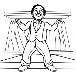 Rod Wave Performing On Stage Coloring Page 15051-11852