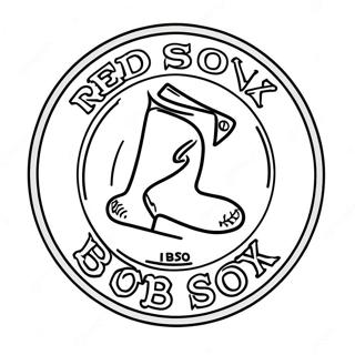 Red Sox Logo Kleurplaat 15060-11858