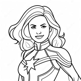 Captain Marvel Coloring Pages