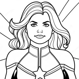 Captain Marvel Coloring Page 15070-11863