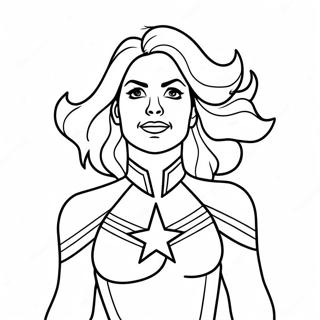 Captain Marvel Coloring Page 15070-11864