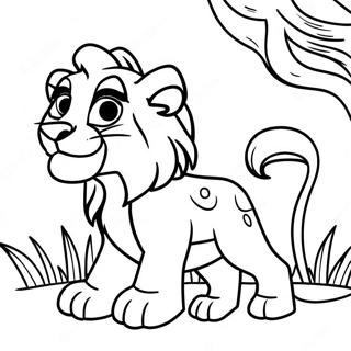 Lion King Coloring Page 150-126