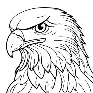 Bold Eagle Patriotic Coloring Page 1511-1212