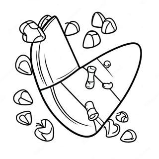 Candy Corn Coloring Pages