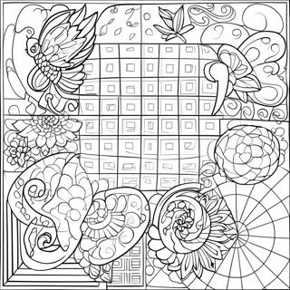 Mystery Grid Coloring Page 15150-11932