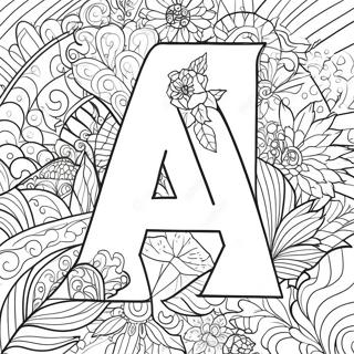 Letter Coloring Pages