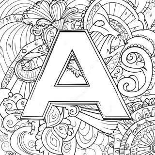 Letter A Coloring Page 15160-11934