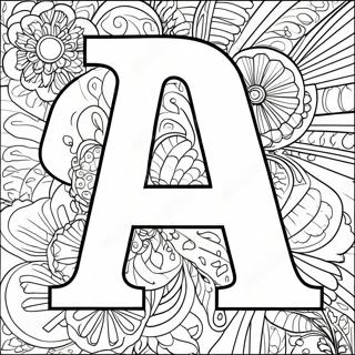 Letter A Coloring Page 15160-11935