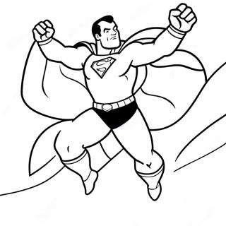 Shazam Flying Through The Sky Coloring Page 15171-11955