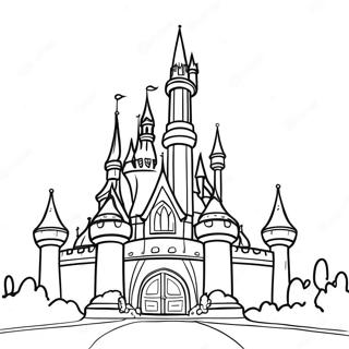 Magical Disneyland Castle Coloring Page 15181-11958