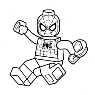 Spiderman Lego Farvelægningsside 15200-11973