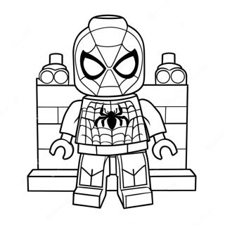 Spiderman Lego Farvelægningsside 15200-11975