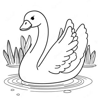 Swan Coloring Page 15220-11986