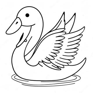 Swan Coloring Page 15220-11987