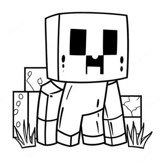 Minecraft Creeper Boyama Sayfası 15300-12041