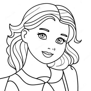 Pretty Girl Cute Girl Coloring Pages