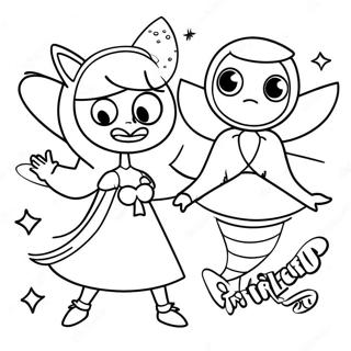 Star Vs The Forces Of Evil Coloring Page 15310-12050