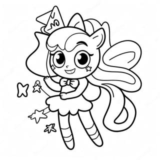 Magical Star Butterfly Coloring Page 15311-12063