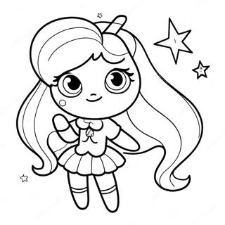 Magical Star Butterfly Coloring Page 15311-12064