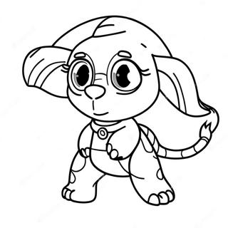 Adventurous Zuma Coloring Page 15341-12086