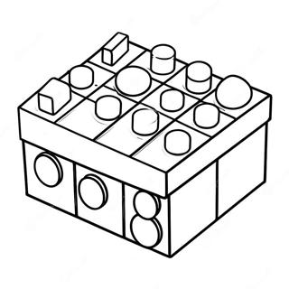 Lego Brick Coloring Pages