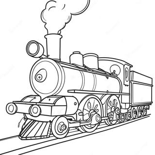 Steam Engine Coloring Page 15360-12098