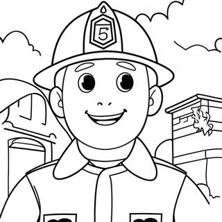 Fireman Sam Coloring Page 15400-12142