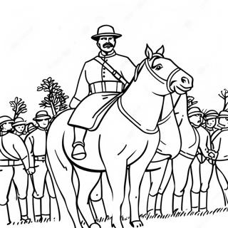 Civil War Soldiers Coloring Page 15420-12146