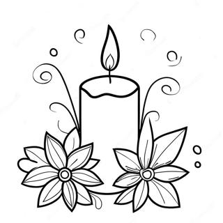 Candle Coloring Page 15500-12212