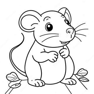 Rat Coloring Pages