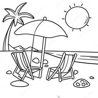 Beautiful Beach Scene From The Summer I Turned Pretty Coloring Page 15521-12234