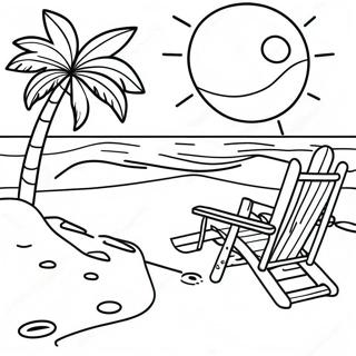 Beautiful Beach Scene From The Summer I Turned Pretty Coloring Page 15521-12235