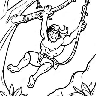 Tarzan Coloring Pages