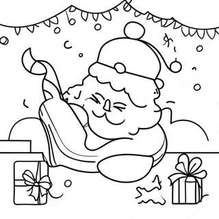 Christmas In July Coloring Pages