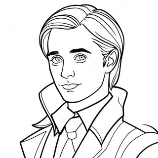 Draco Malfoy Coloring Pages