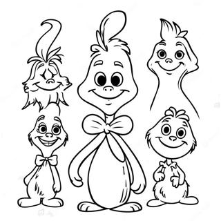 Whoville Characters Coloring Pages