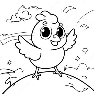 Chicken Little Coloring Pages