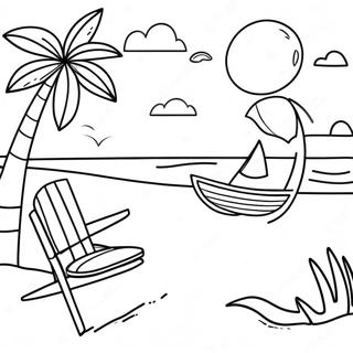 Summer For Adults Coloring Pages