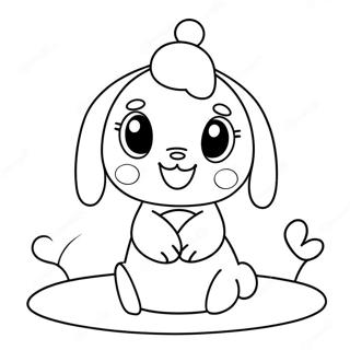 Cute Cinnamoroll Coloring Pages