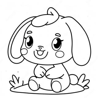 Cute Cinnamoroll Coloring Page 15630-12307